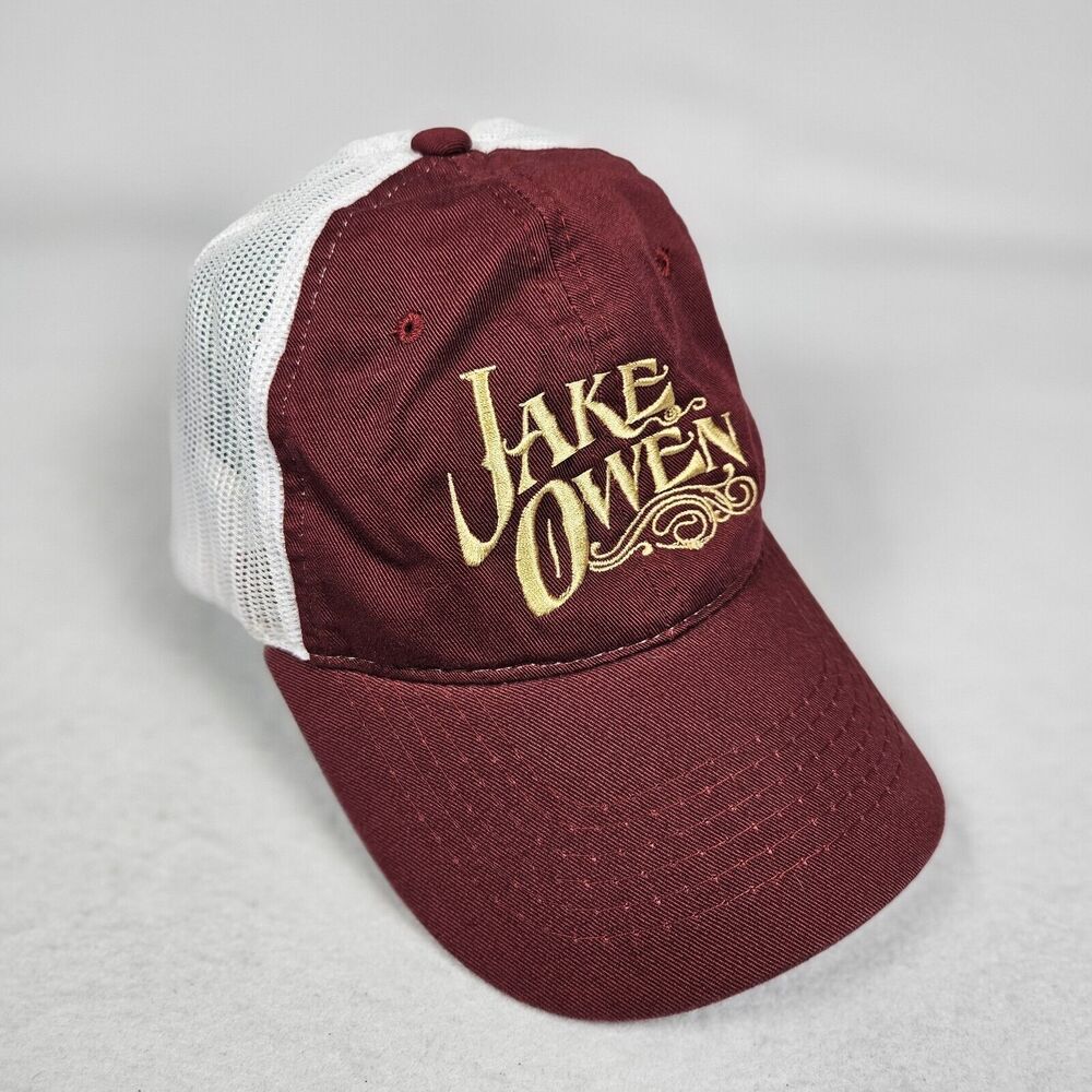Jake Owen Concert Tour Snapback Trucker Hat Country Music Cap Unisex Mesh Music